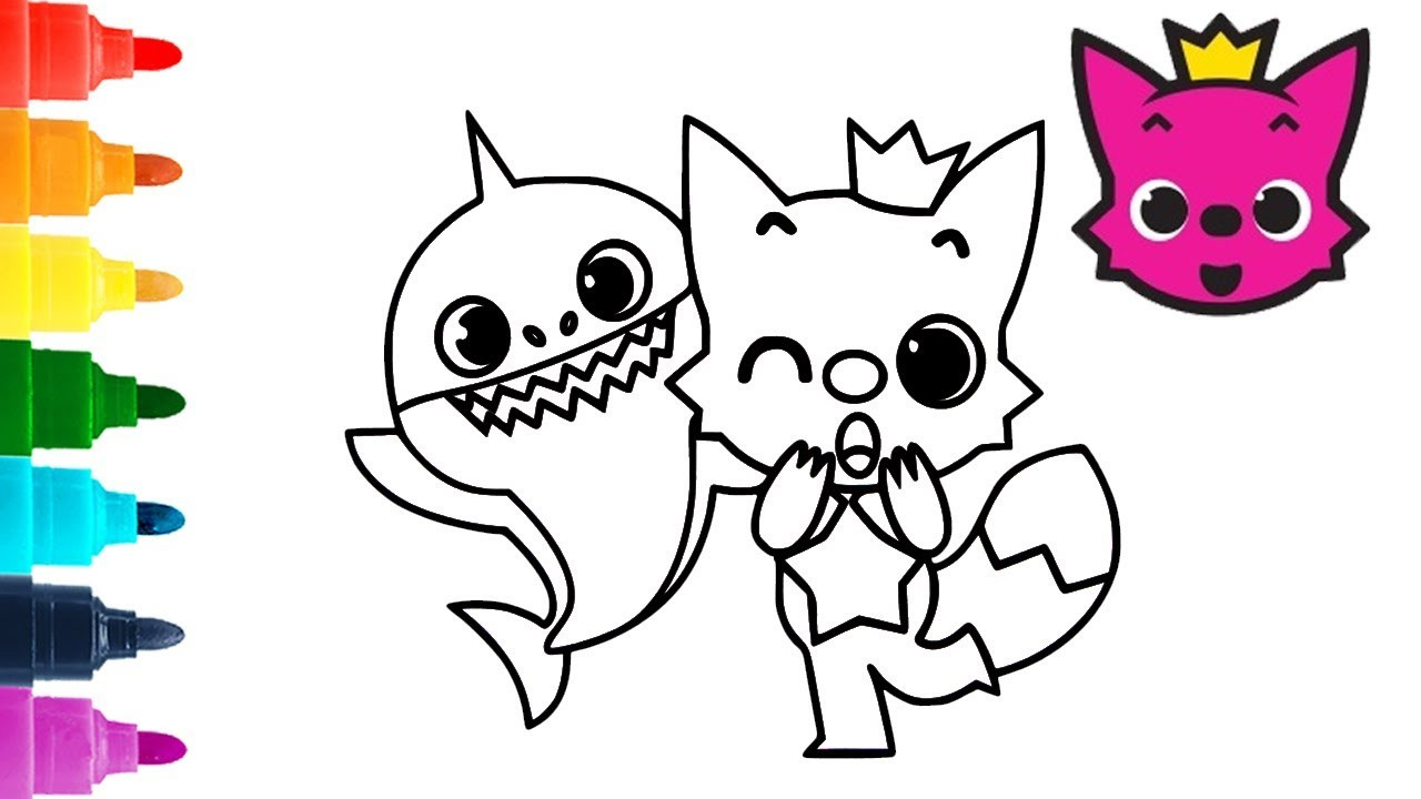 Coloring Pages Baby Shark
 Pinkfong & Baby Shark Coloring Pages for Kids