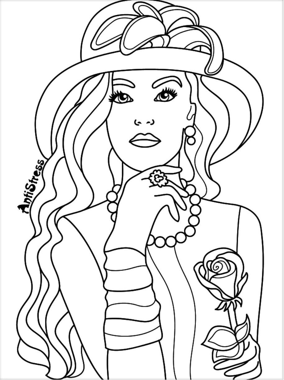 Coloring Pages For Adults People
 Coloring page for adults