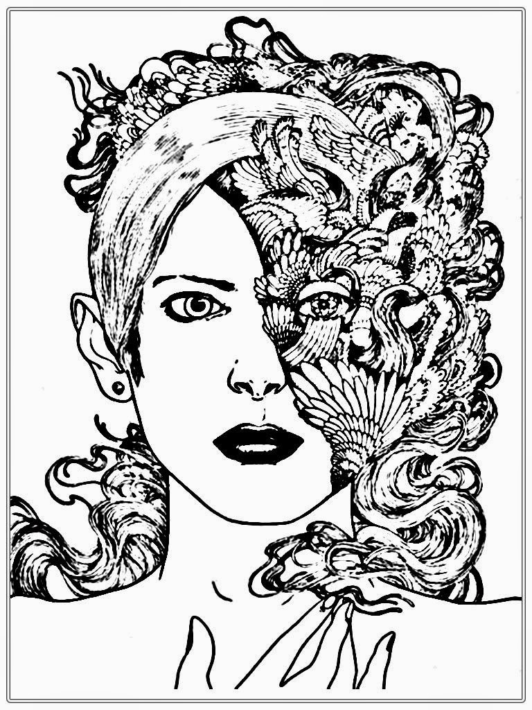 Coloring Pages For Adults People
 Realistic People Coloring Pages at GetColorings