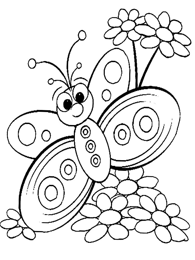 Coloring Pages For Kids Butterfly
 Butterfly coloring pages for kids