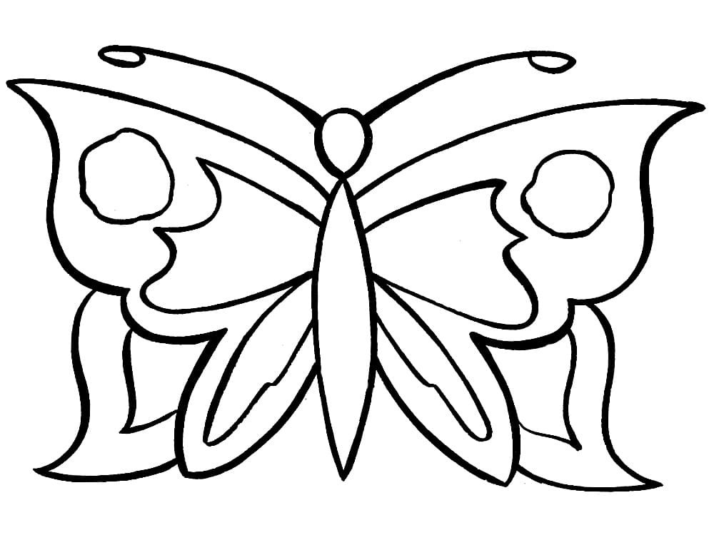 Coloring Pages For Kids Butterfly
 Butterfly Coloring Pages for Kids 100 Print for Free