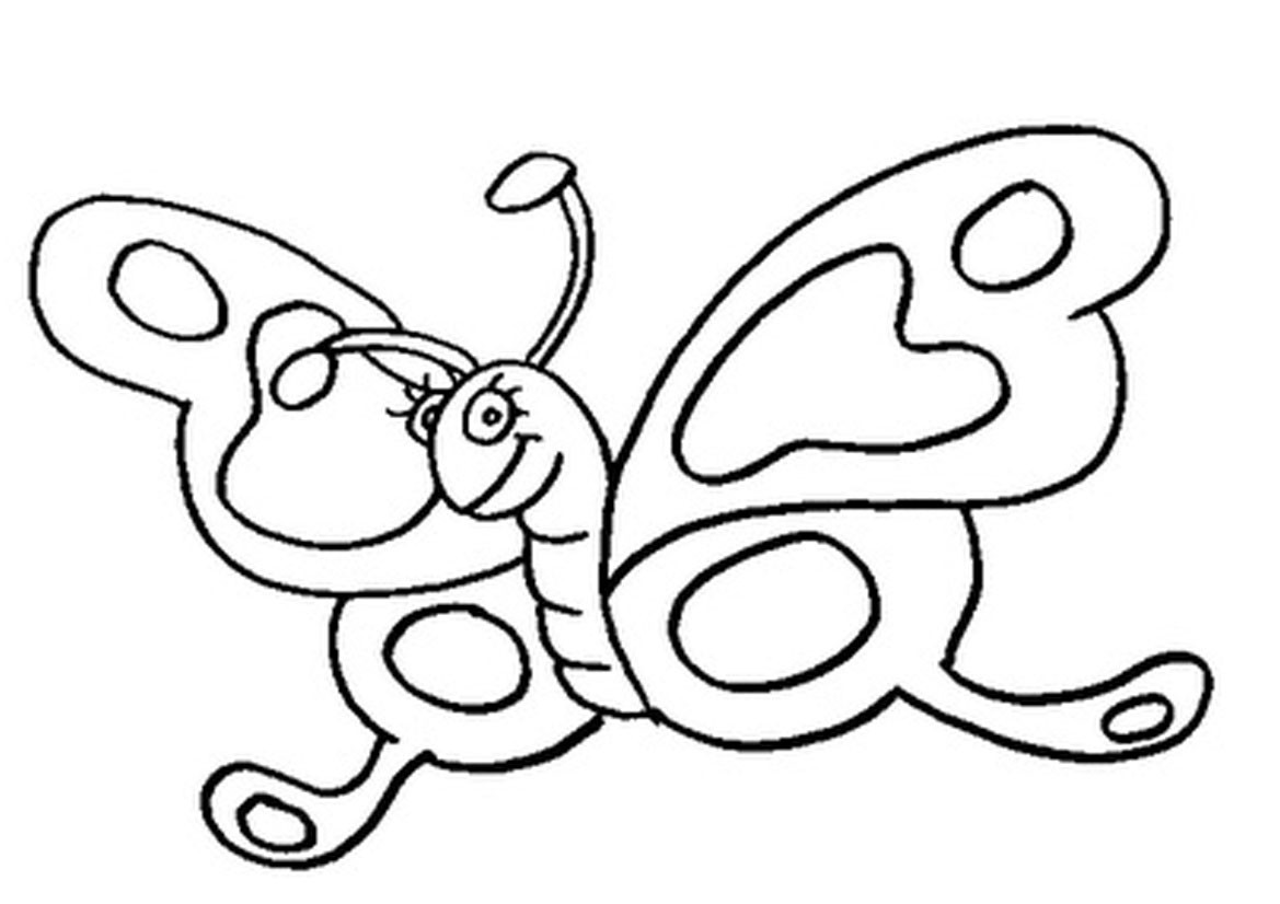 Coloring Pages For Kids Butterfly
 Free Printable Butterfly Coloring Pages For Kids