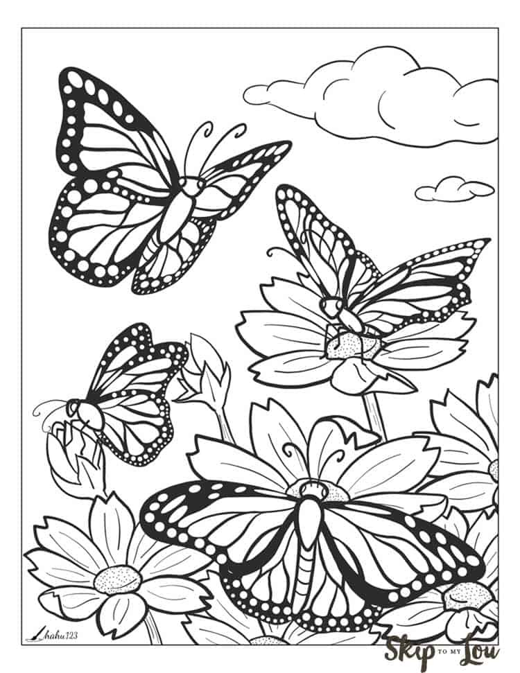 Coloring Pages For Kids Butterfly
 10 Best butterfly Coloring Book for Kids 3d Best