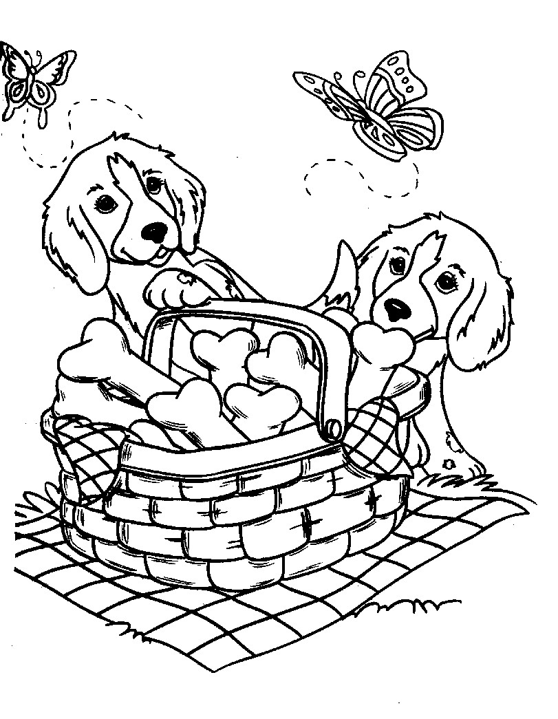 Coloring Pages For Kids Dogs
 Dog Coloring Page