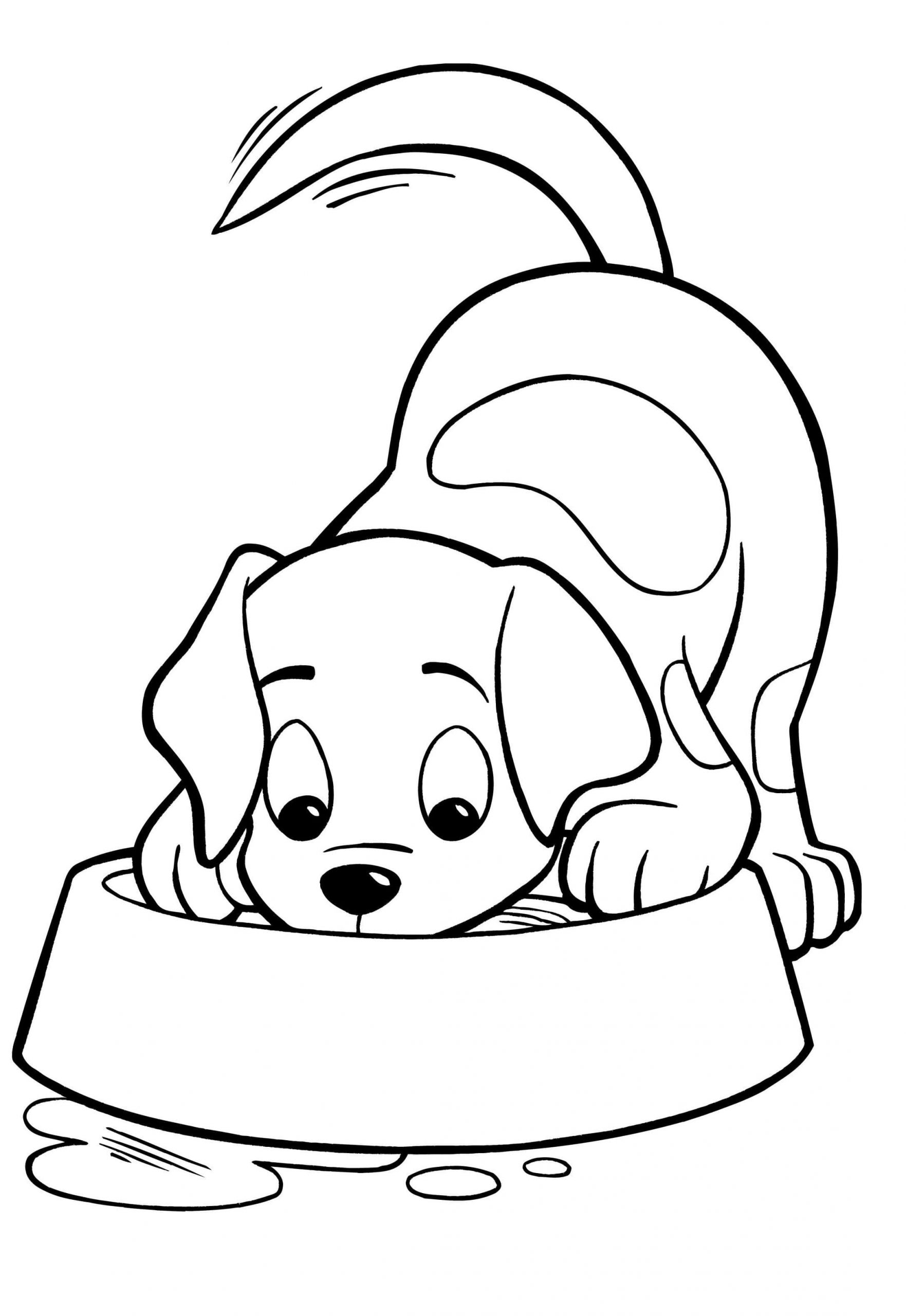 Coloring Pages For Kids Dogs
 Dog Coloring Pages for Kids Print Them line for Free