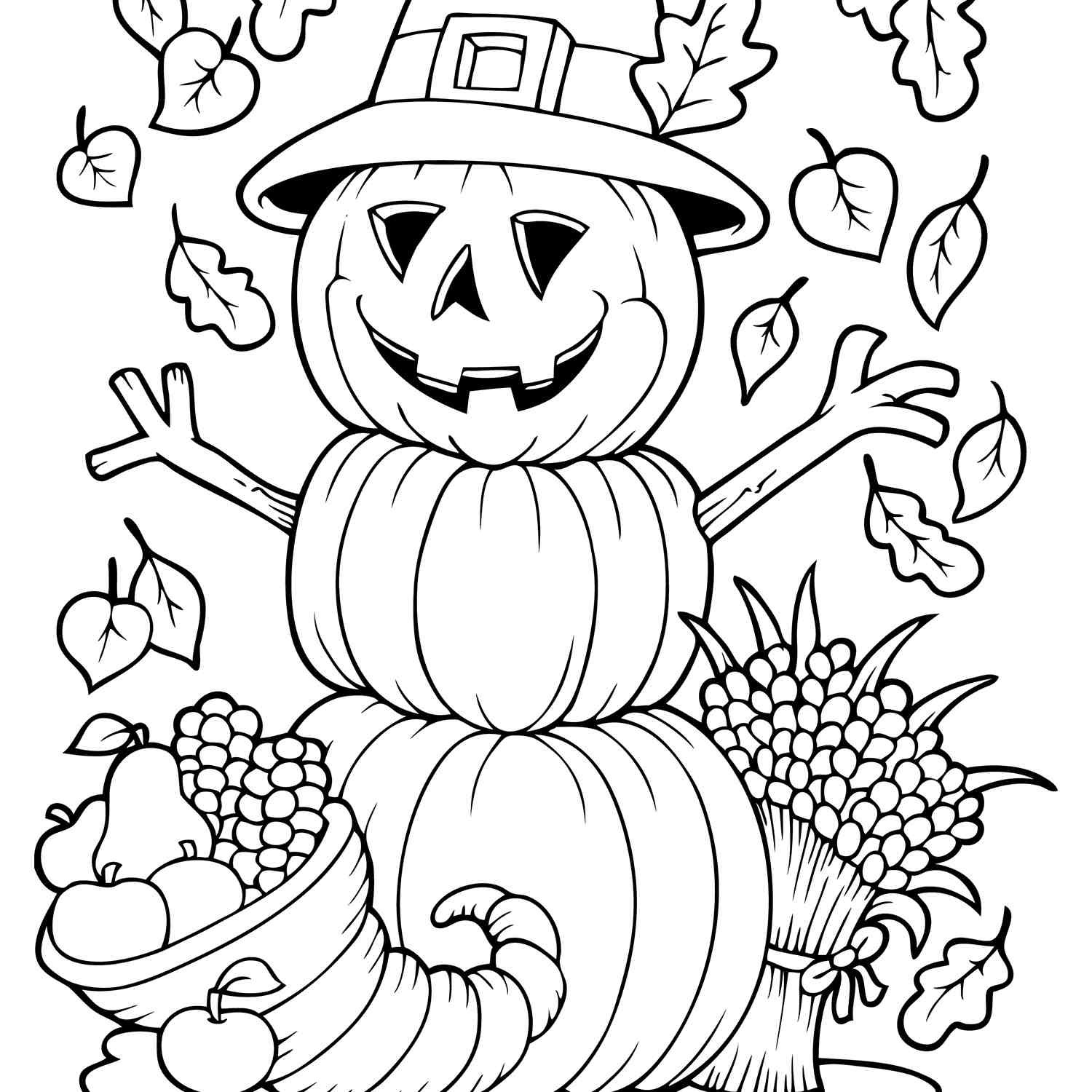 Coloring Pages For Kids Fall
 19 Places to Find Free Autumn and Fall Coloring Pages