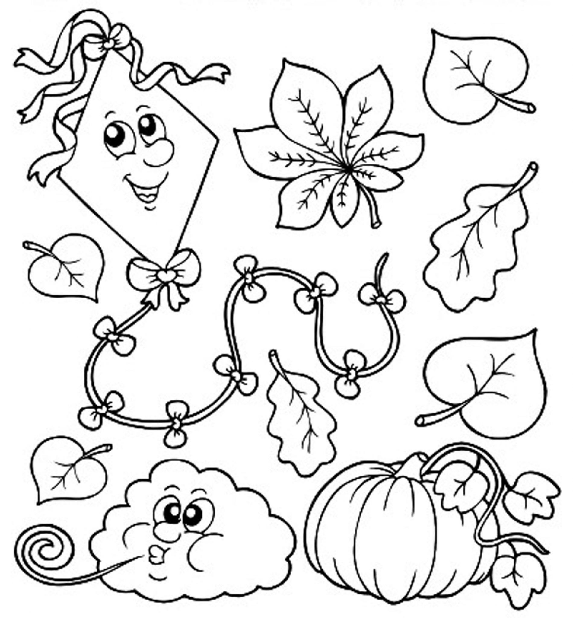 Coloring Pages For Kids Fall
 Print & Download Fall Coloring Pages & Benefit of