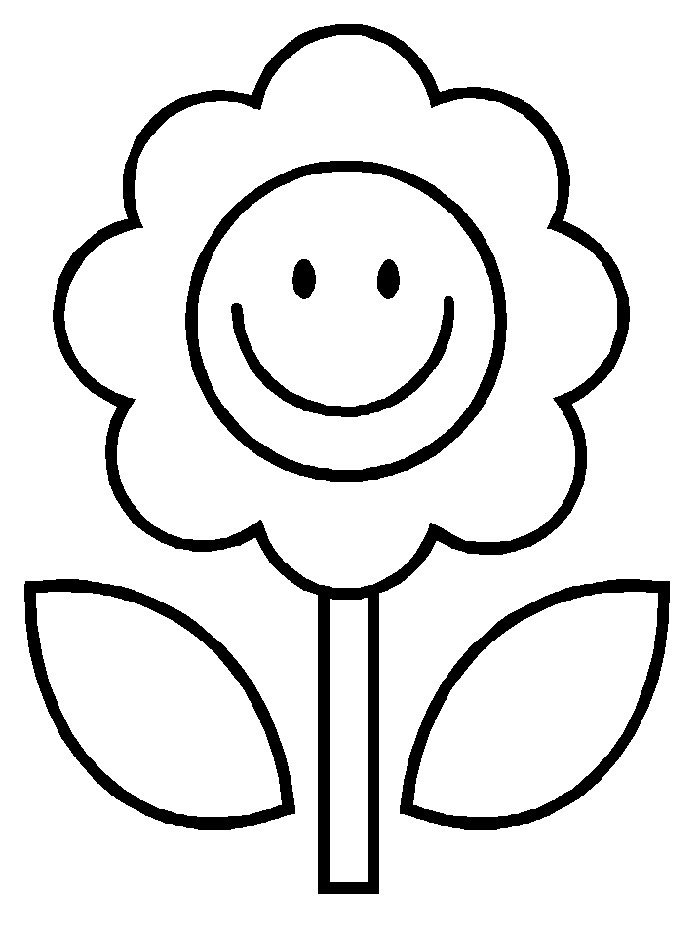 Coloring Pages For Kids Flowers
 Free Printable Flower Coloring Pages For Kids Best
