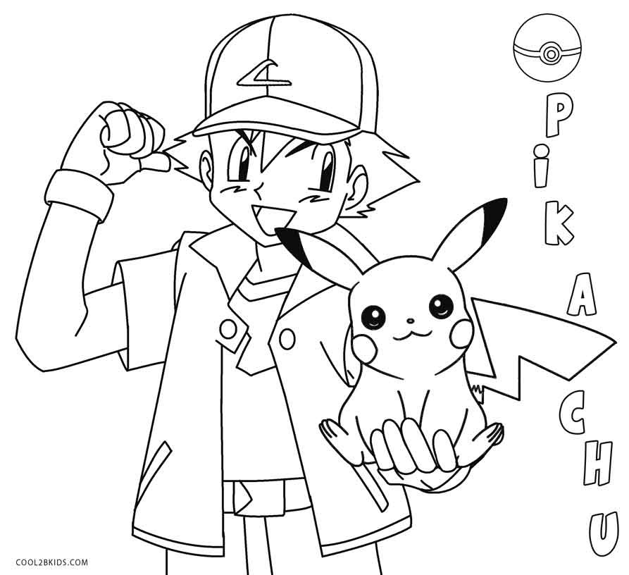 Coloring Pages For Kids Pikachu
 Pikachu Coloring Pages