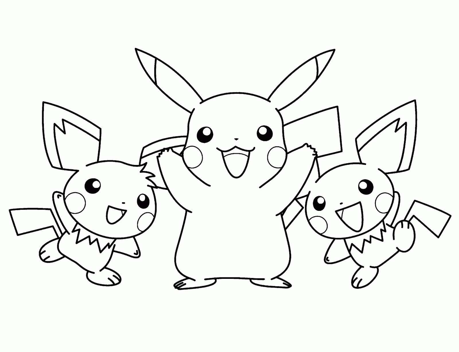 Coloring Pages For Kids Pikachu
 Pikachu and Satoshi " Pokemon " Coloring Pages