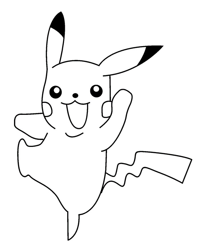 Coloring Pages For Kids Pikachu
 Free Printable Pikachu Coloring Pages For Kids