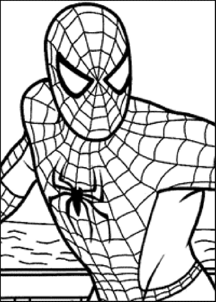 Coloring Pages For Kids Spiderman
 Coloring pictures of spiderman Coloring Pages