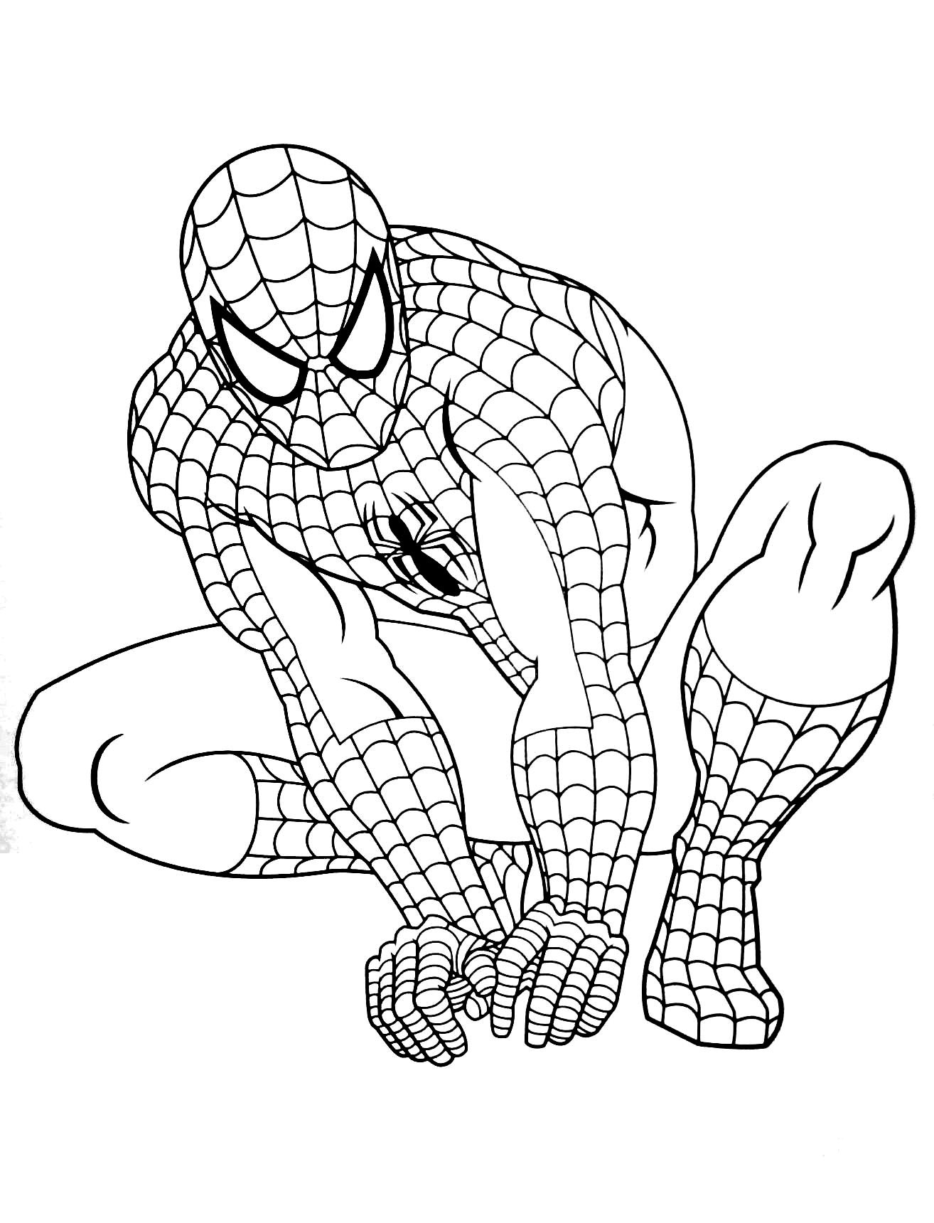 Coloring Pages For Kids Spiderman
 Spiderman to print for free Spiderman Kids Coloring Pages
