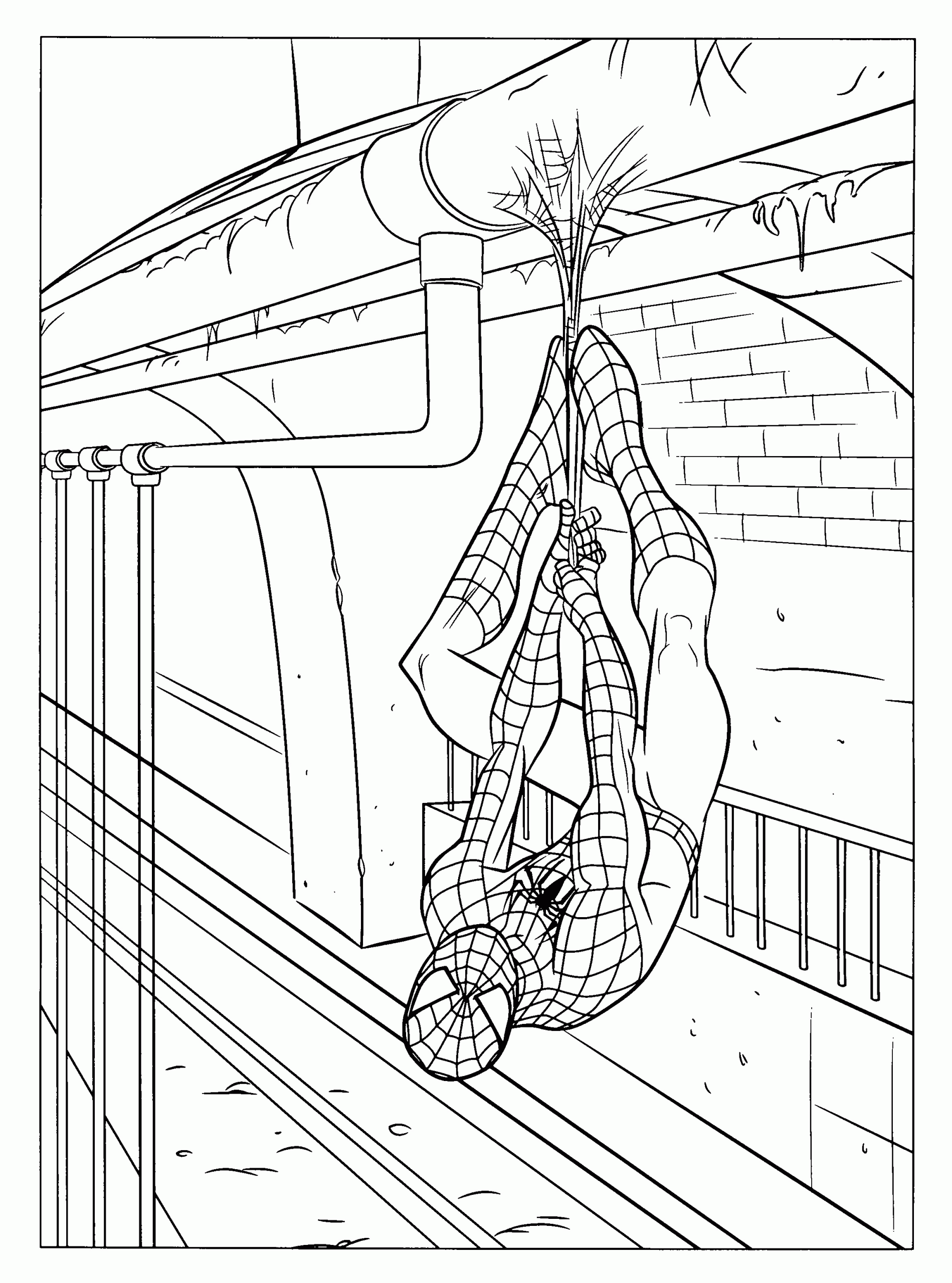 Coloring Pages For Kids Spiderman
 Spiderman 3 Coloring Pages Coloringpages1001
