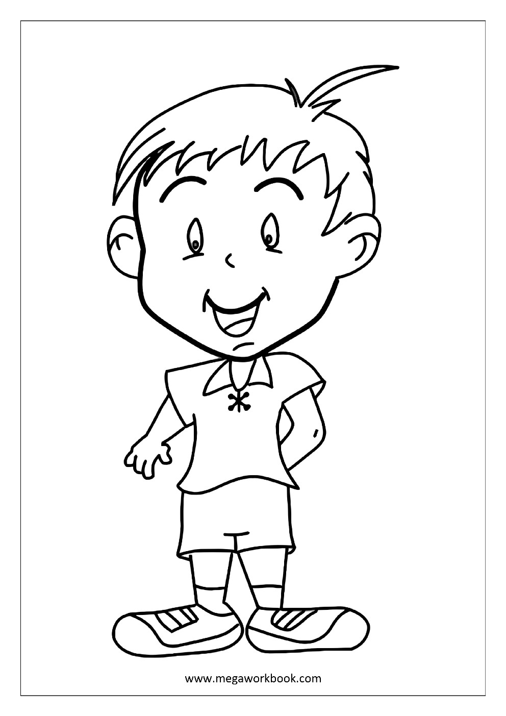 Coloring Picture For Kids
 Free Coloring Sheets People MegaWorkbook