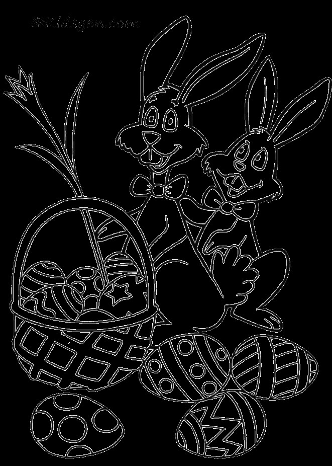 Coloring Picture For Kids
 Easter Coloring Page for Kids