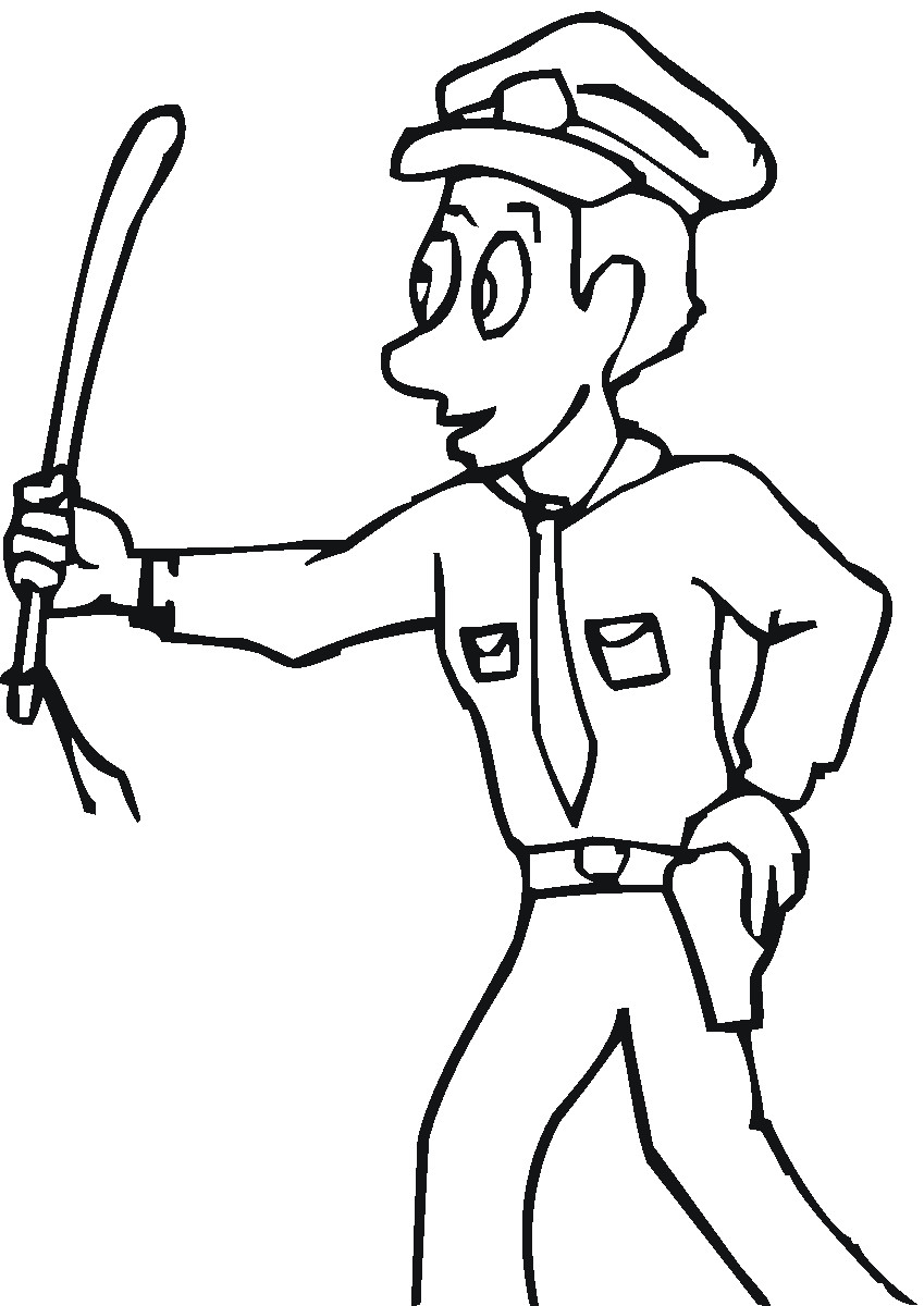 Coloring Picture For Kids
 Free Printable munity Helper Coloring Pages For Kids