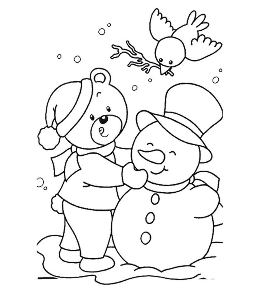 Coloring Sheet Free Printable
 Free Printable January Coloring Pages for Kids line