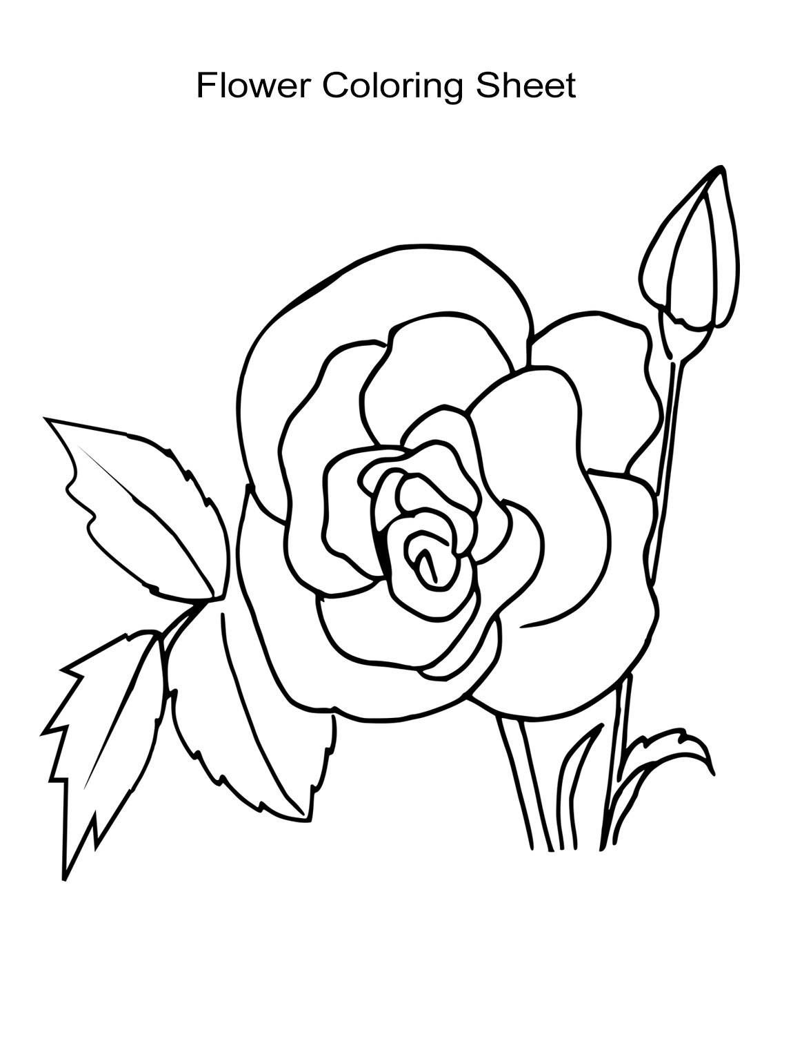 Coloring Sheets For Girls
 10 Flower Coloring Sheets for Girls and Boys ALL ESL