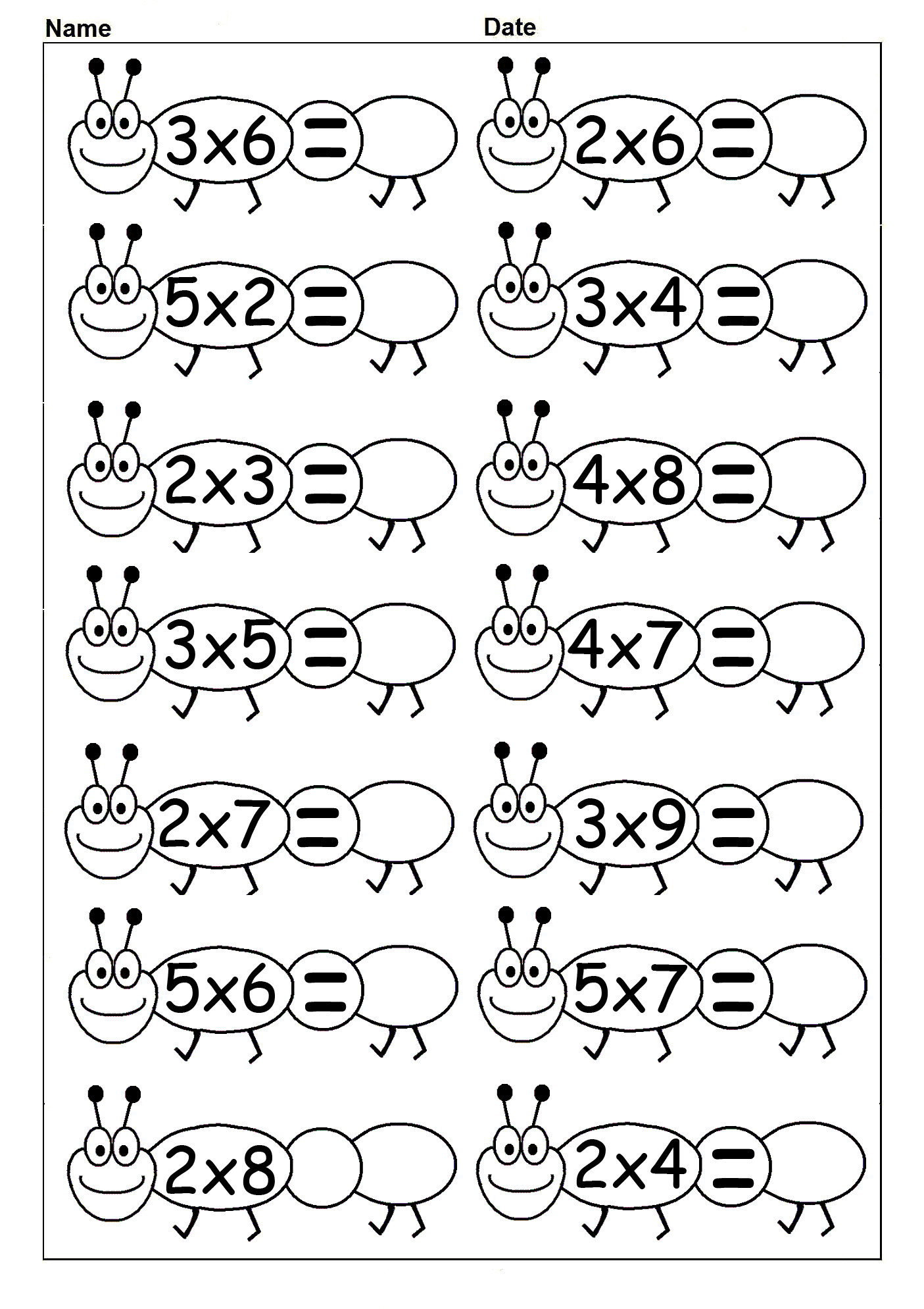 Coloring Table For Kids
 Color By Number Multiplication Best Coloring Pages For Kids