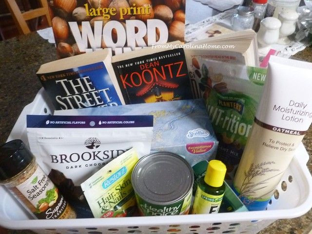 Comfort Gift Basket Ideas
 A Basket of fort for the Recovering Heart
