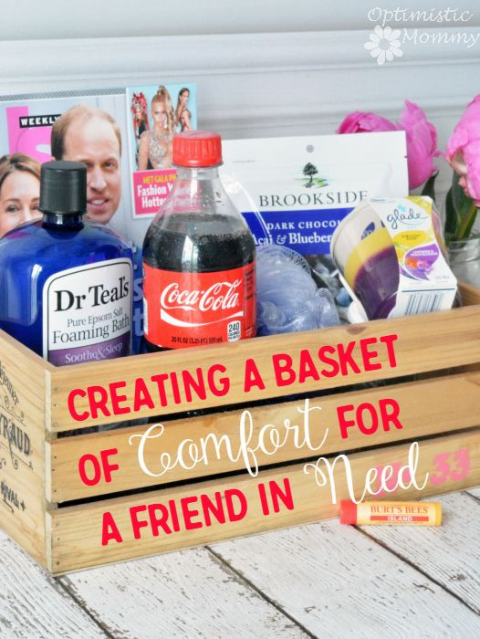 Comfort Gift Basket Ideas
 Creating a Basket of fort For a Friend in Need