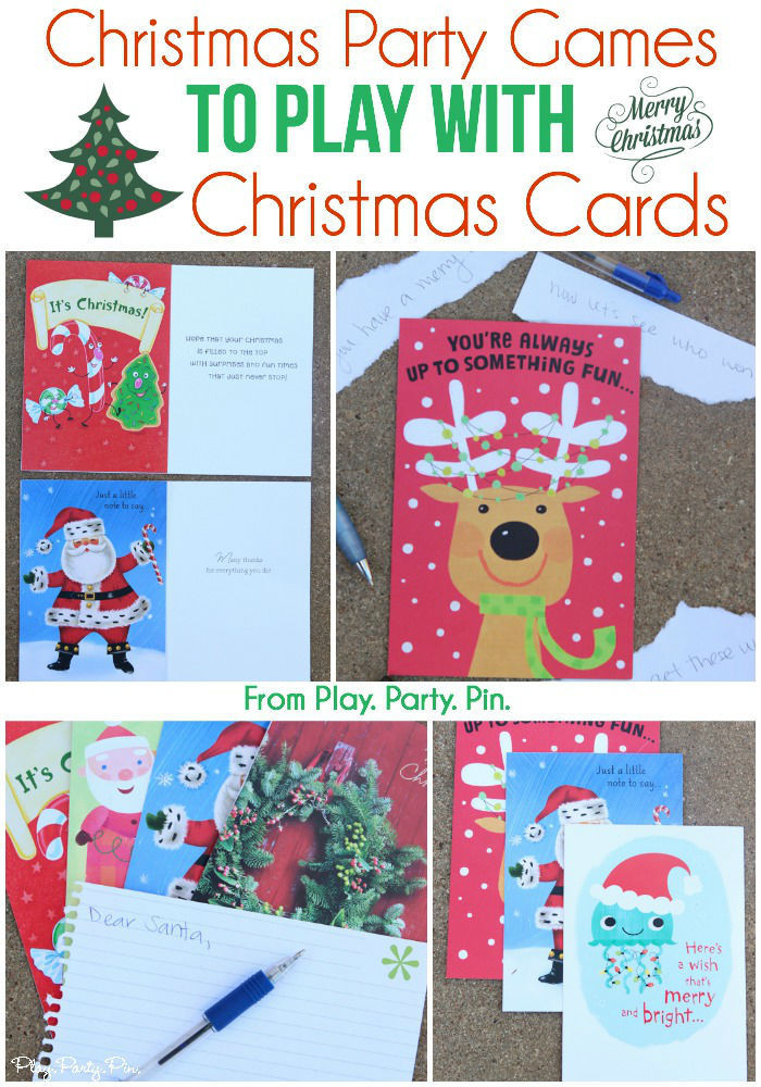 Company Christmas Party Game Ideas
 Christmas Party Games To Play With Christmas Cards