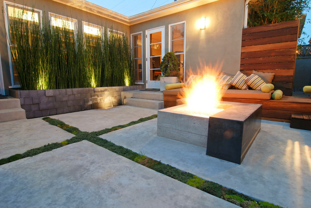 Concrete Backyard Ideas
 25 Concrete Patio Outdoor Designs Decorating Ideas