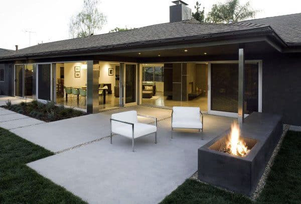 Concrete Backyard Ideas
 60 Concrete Patio Ideas Unique Backyard Retreats