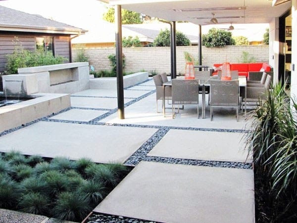 Concrete Backyard Ideas
 60 Concrete Patio Ideas Unique Backyard Retreats