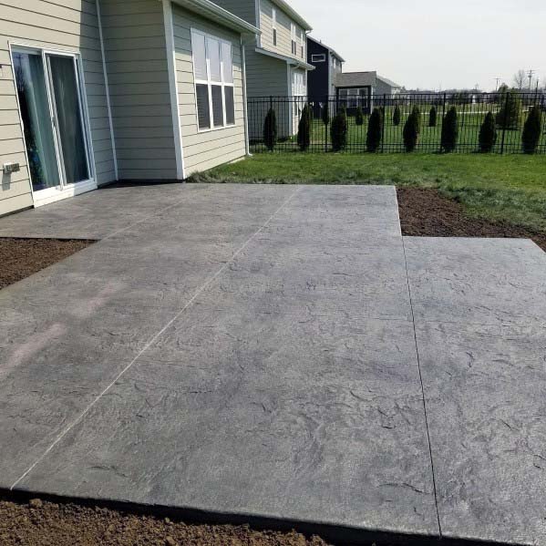 Concrete Backyard Ideas
 Top 50 Best Stamped Concrete Patio Ideas Outdoor Space