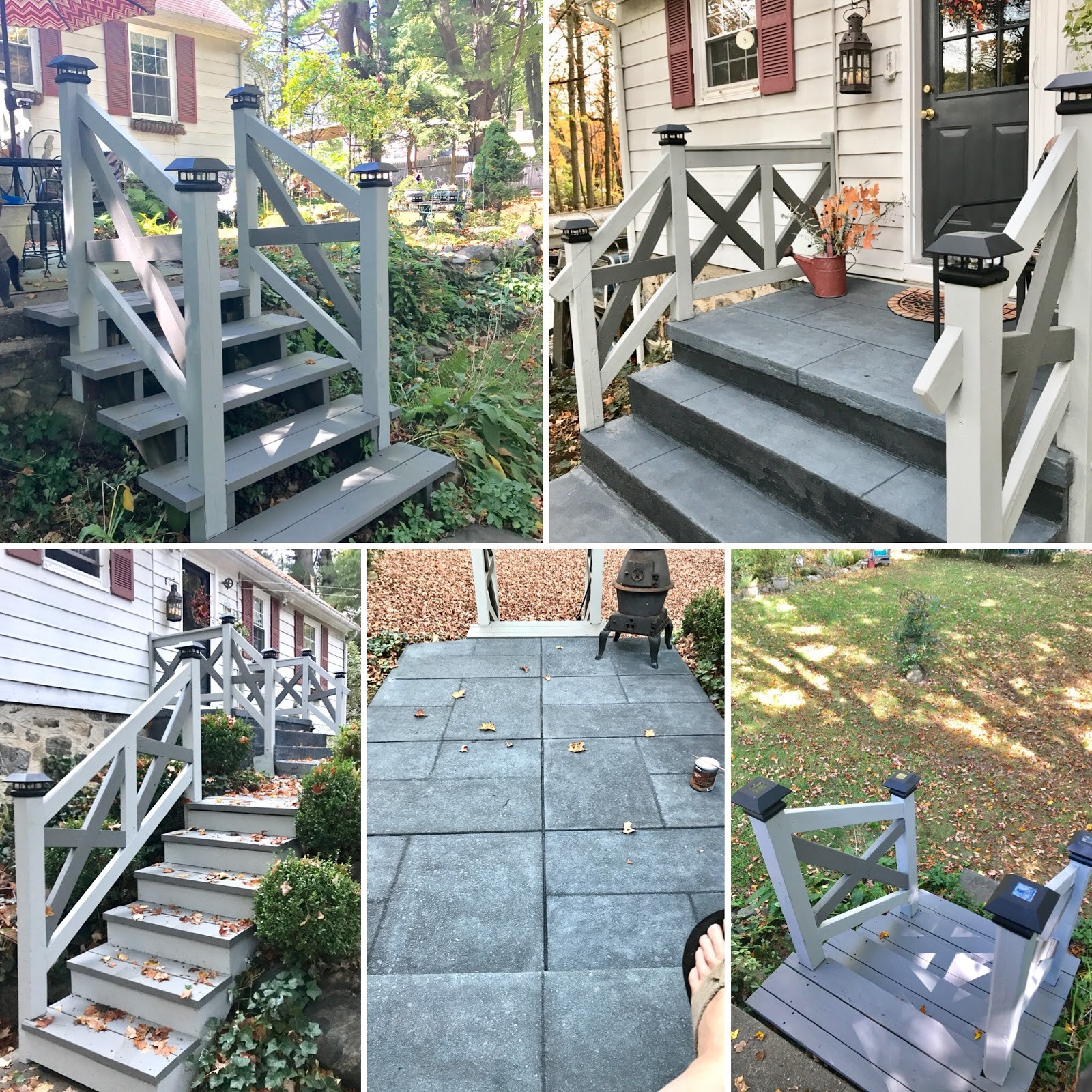 Concrete Backyard Makeover
 StyleWise Bud Friendly Concrete Patio and Stairs Makeover