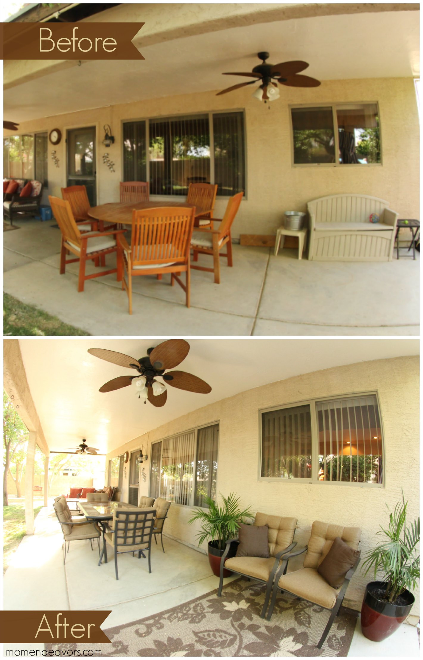 Concrete Backyard Makeover
 Patio Makeover