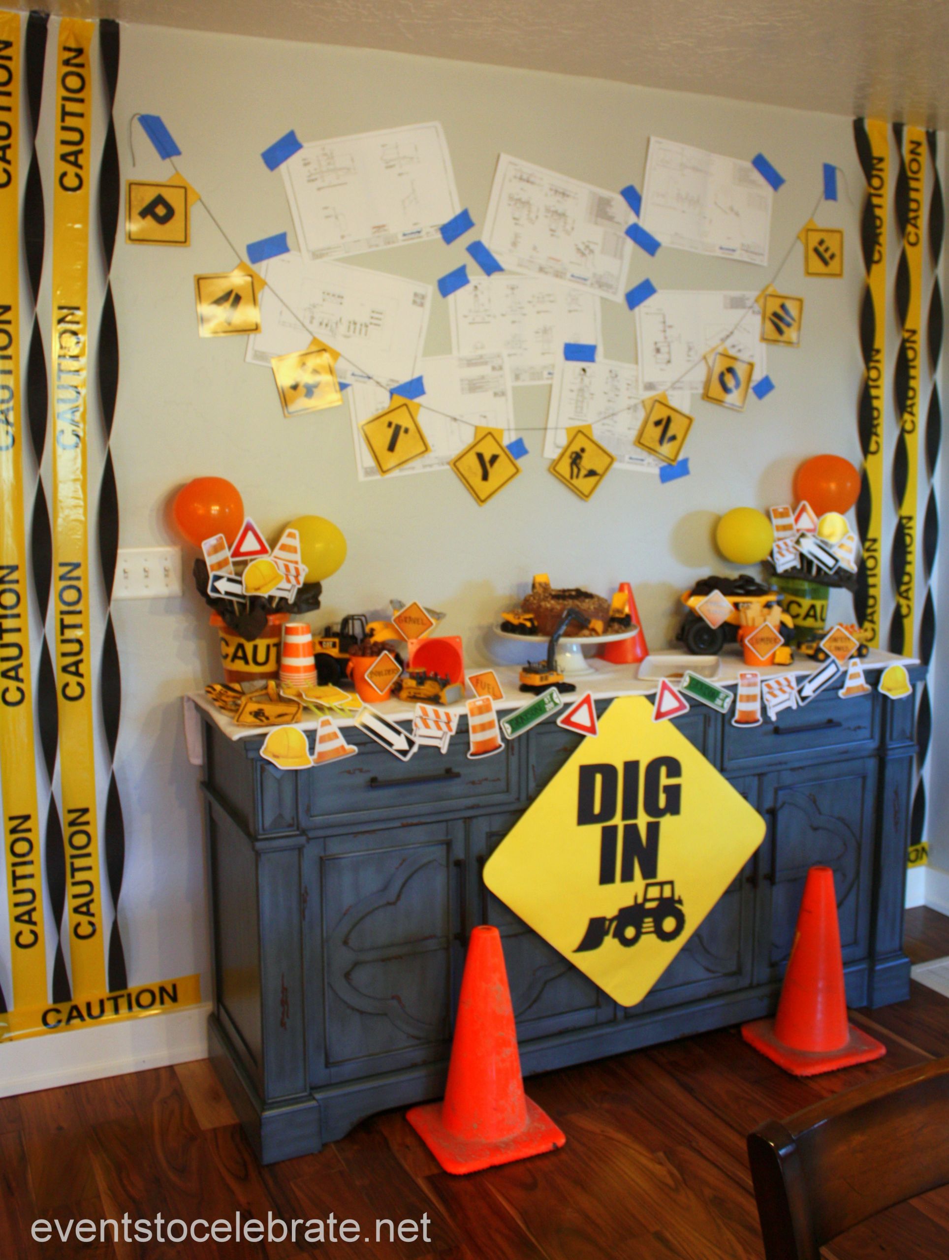 Construction Birthday Party Decorations
 Construction Birthday Party Ideas events to CELEBRATE
