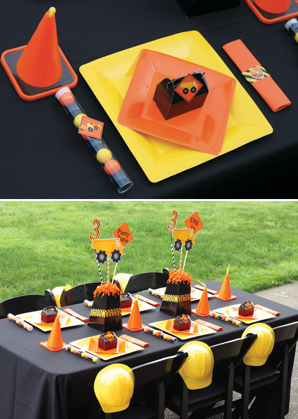 Construction Birthday Party Decorations
 Creative Construction Themed Birthday Party LOADS of Fun 
