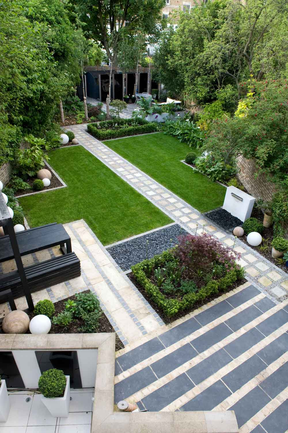 Contemporary Landscape Design
 Before & After A Modern Japanese Garden in North London