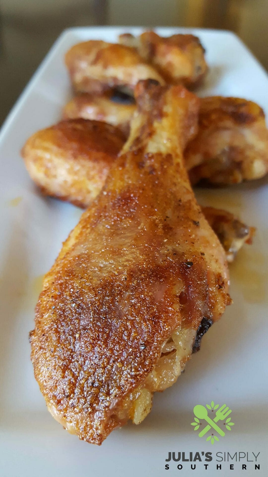 Cooking Chicken Legs In The Oven
 Simple Crispy Baked Chicken Drumsticks Julias Simply