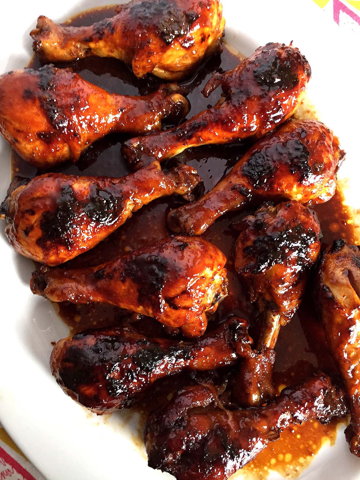 Cooking Chicken Legs In The Oven
 Easy Honey Soy BBQ Baked Chicken Legs Recipe – Melanie Cooks