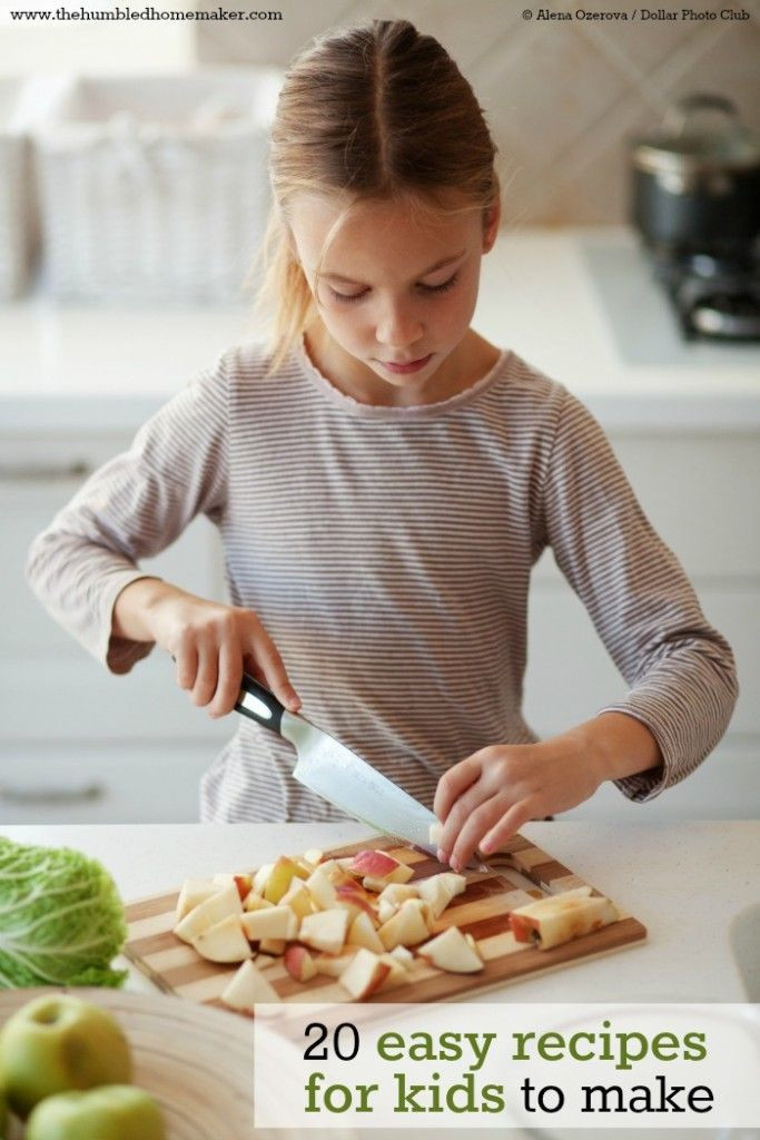 Cooking Class: 57 Fun Recipes Kids Will Love To Make (And Eat!)
 20 Easy Recipes for Kids to Make