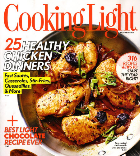 Cooking For Two Magazine
 Cooking Light Magazine As low as $7 48 for Subscription
