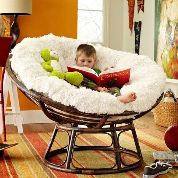 Cool Chairs For Kids Room
 30 Cozy Ideas for Modern Home Decorating with Papasan Chairs