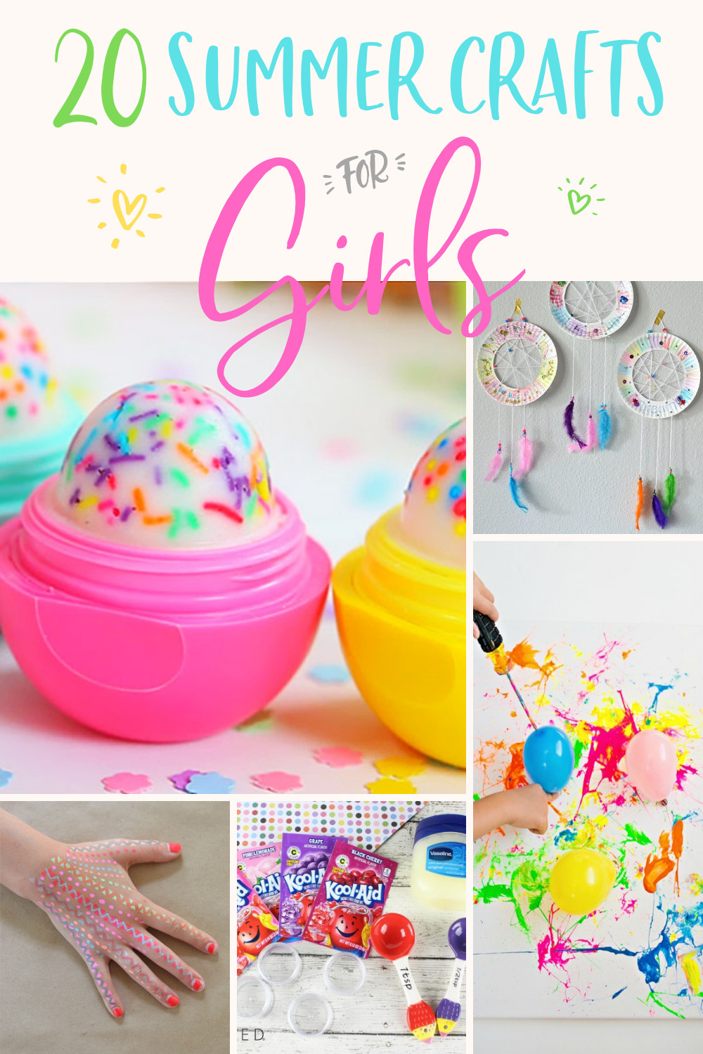 Cool DIY Projects For Kids
 20 Easy DIY Crafts for Girls Modern Glam