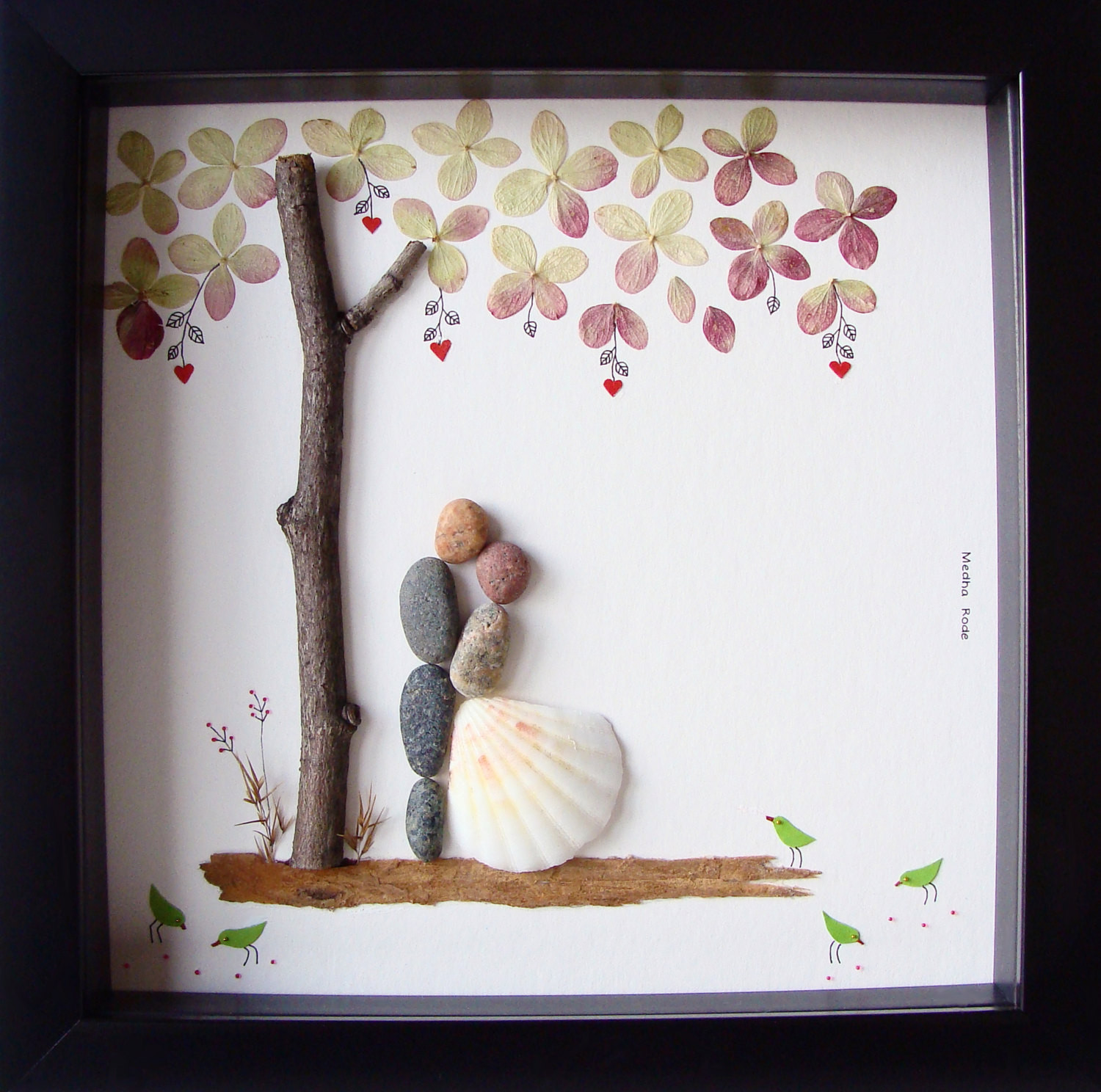 Cool Gift Ideas For Couples
 Unique Wedding Gift For Couple Wedding Pebble Art by MedhaRode