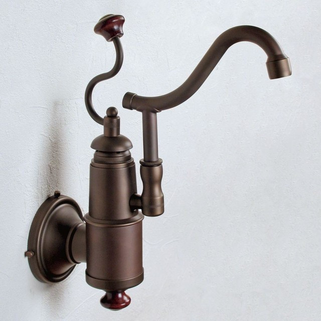 Copper Bathroom Faucets
 DE DION FAUCET WALL MOUNT WEATHERED COPPER & BRASS