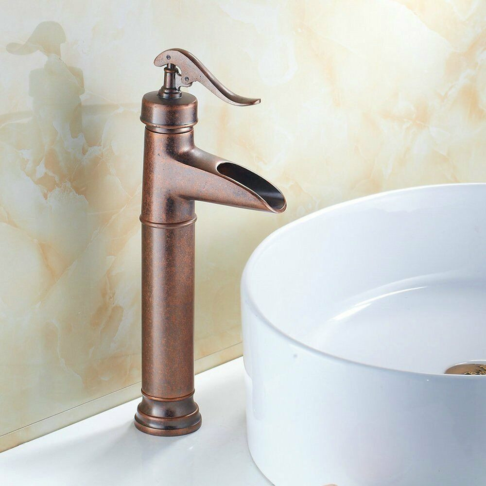 Copper Bathroom Faucets
 Vintage Rustic Style Bathroom Faucet Kitchen Antique