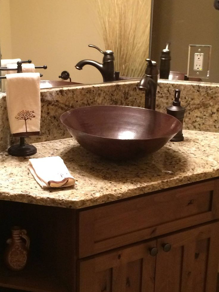 Copper Bathroom Sink
 10 best Copper vessel sinks images on Pinterest