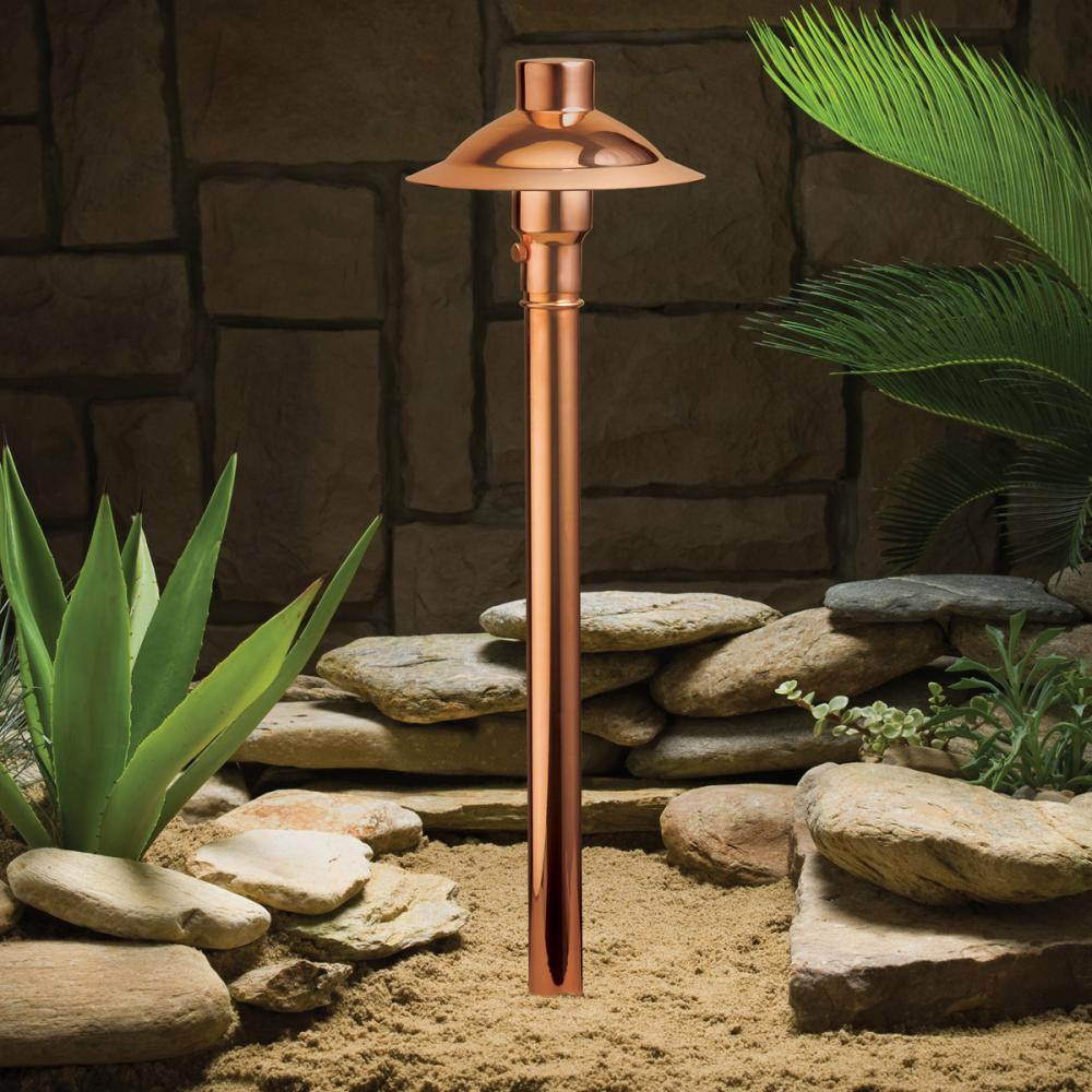 Copper Landscape Lighting
 Kichler Landscape e Light Copper Path Light CO