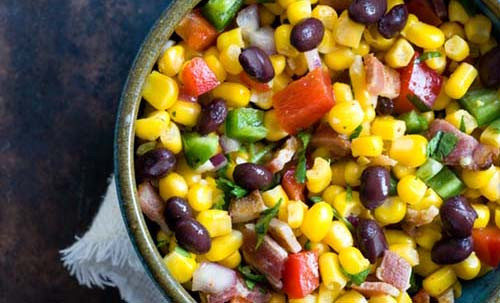 Corn And Black Bean Salsa
 Corn and black bean salsa recipe