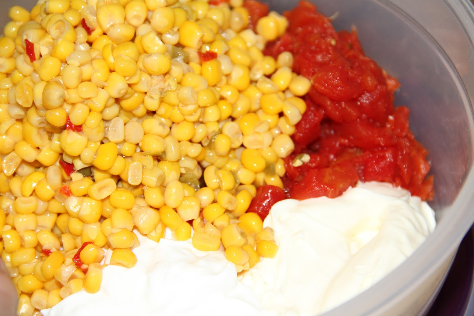 Corn Dip With Rotel
 Deep South Dish Cold Corn Dip