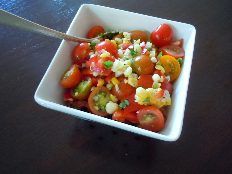 Corn Tomato Salsa
 Corn Tomato Salsa Recipe by Rivertree CookEat